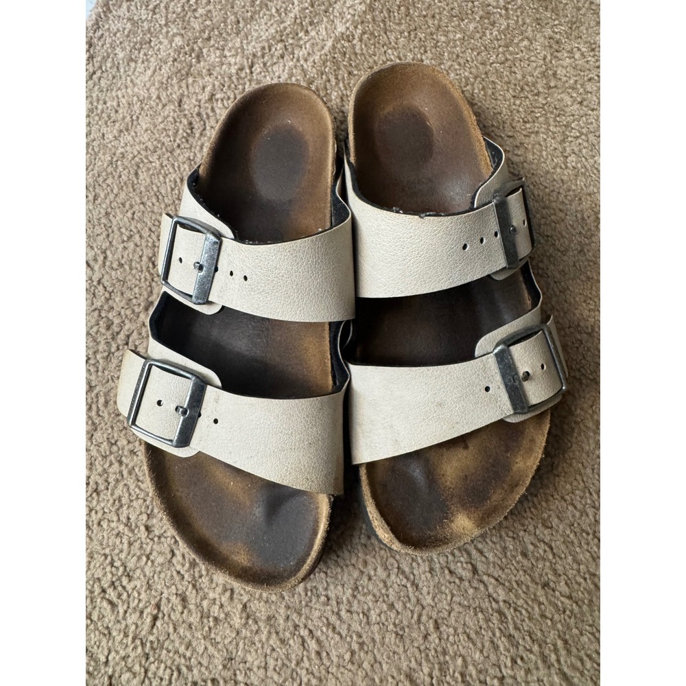 Birkenstock Arizona Cream Buckle Slide Sandals EU 35 Big Kid 3 Boho